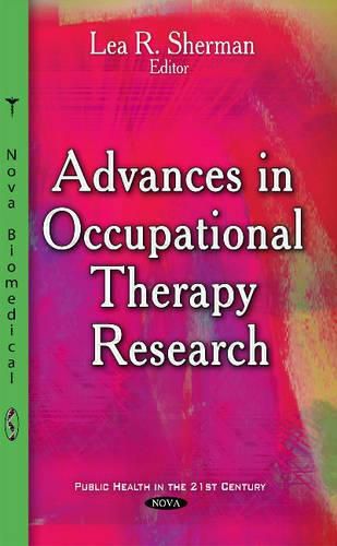 Cover image for Advances in Occupational Therapy Research