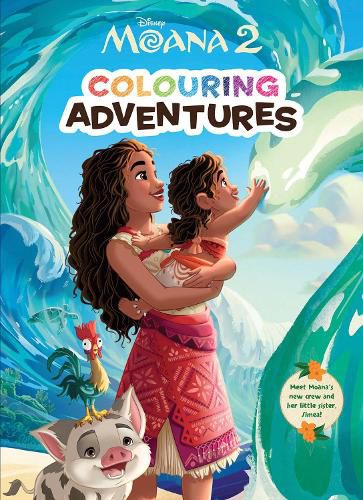 Cover image for Moana 2: Colouring Adventures (Disney)