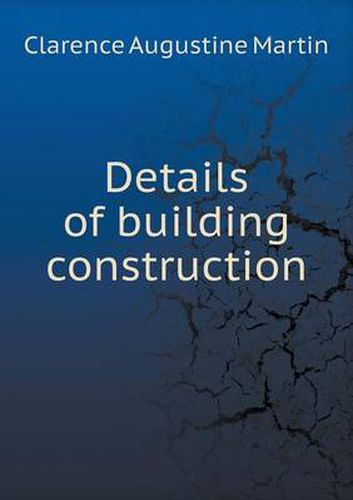 Cover image for Details of Building Construction