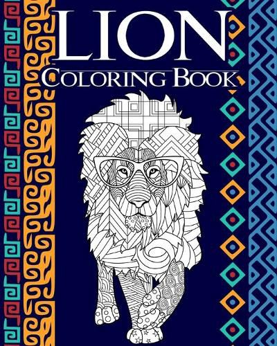 Cover image for Lion Coloring Book
