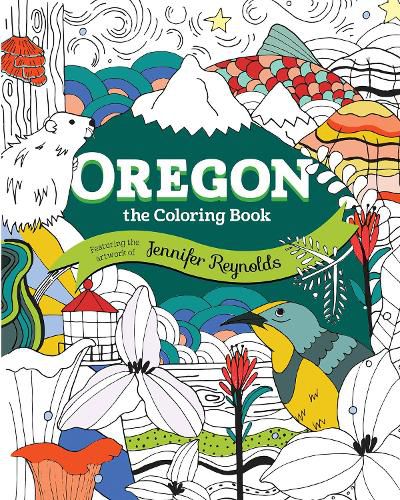 Cover image for Oregon: The Coloring Book