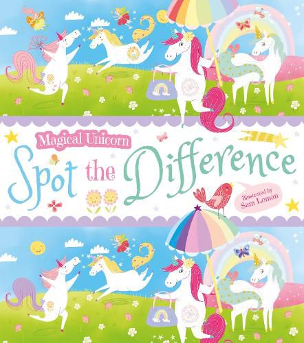 Cover image for Magical Unicorn Spot the Difference