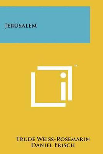 Cover image for Jerusalem