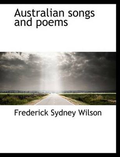 Cover image for Australian Songs and Poems