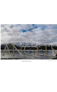 Cover image for Angels blank pages Journal New Zealand landscape