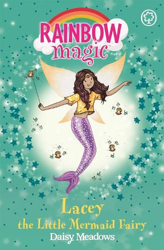 Cover image for Rainbow Magic: Lacey the Little Mermaid Fairy: The Fairytale Fairies Book 4