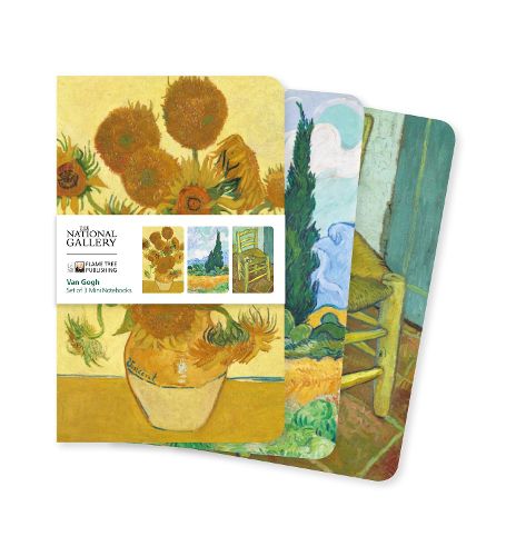 Cover image for National Gallery: Van Gogh Set of 3 Mini Notebooks