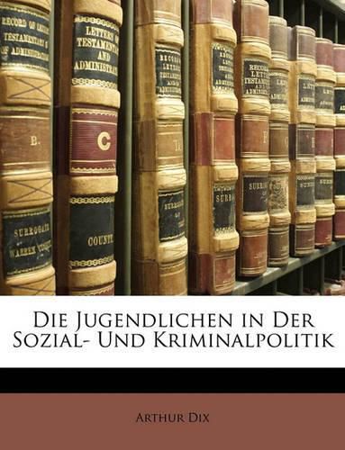 Cover image for Die Jugendlichen in Der Sozial- Und Kriminalpolitik