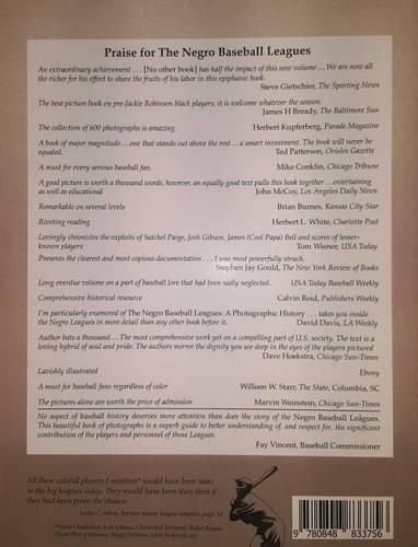 Cover image for The Negro Baseball Leagues: A Photographic History