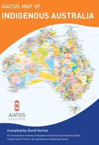 Cover image for A3 fold AIATSIS map Indigenous Australia