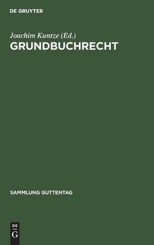 Cover image for Grundbuchrecht