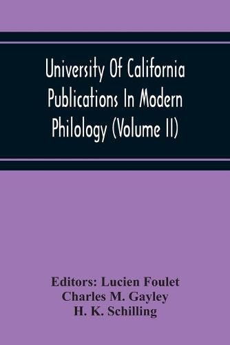 Cover image for University Of California Publications In Modern Philology (Volume Ii)