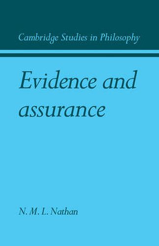 Cover image for Evidence and Assurance