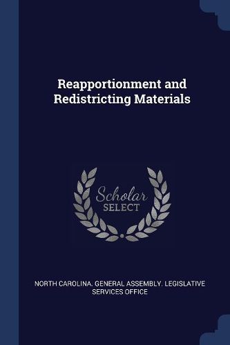 Cover image for Reapportionment and Redistricting Materials