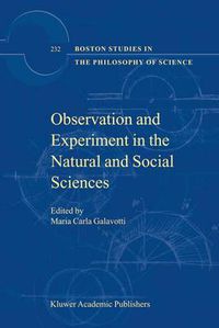 Cover image for Observation and Experiment in the Natural and Social Sciences