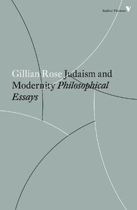 Cover image for Judaism and Modernity: Philosophical Essays