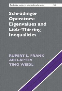 Cover image for Schroedinger Operators: Eigenvalues and Lieb-Thirring Inequalities