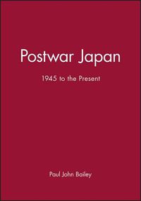 Cover image for Postwar Japan: 1945 to Present