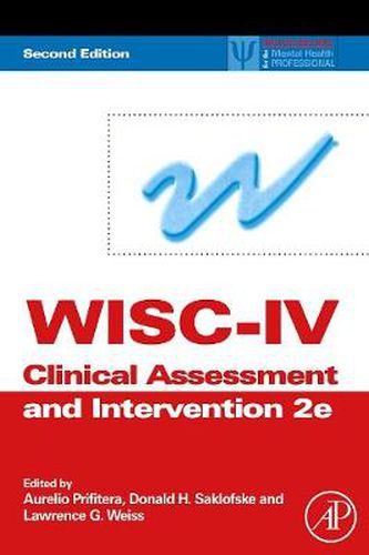 Cover image for WISC-IV Clinical Assessment and Intervention