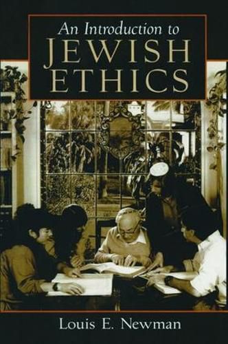 Cover image for An Introduction to Jewish Ethics