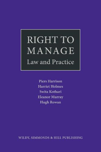 Cover image for Right to Manage: Law and Practice