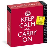 Cover image for Keep Calm and Carry On Page-A-Day Calendar 2025
