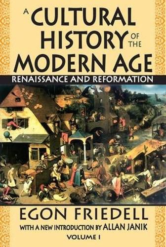 Cover image for A Cultural History of the Modern Age: Volume 1, Renaissance and Reformation