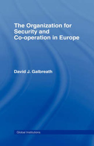 Cover image for The Organization for Security and Co-operation in Europe (OSCE)