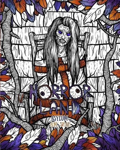 Cover image for Adult Coloring Book Horror Land