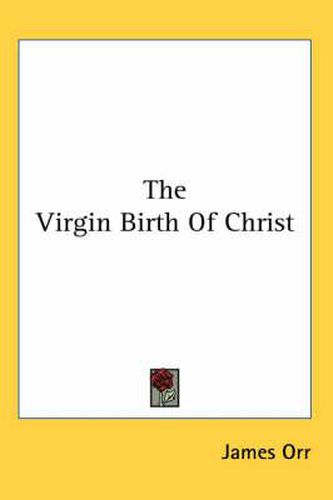 Cover image for The Virgin Birth of Christ
