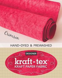 Cover image for kraft-tex (R) Roll Crimson Hand-Dyed & Prewashed