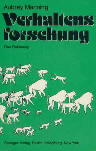 Cover image for Verhaltensforschung