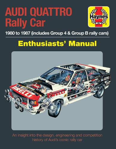 Cover image for Audi Quattro Rally Car Enthusiasts' Manual: 1980 to 1987 (includes Group 4 & Group B rally cars)