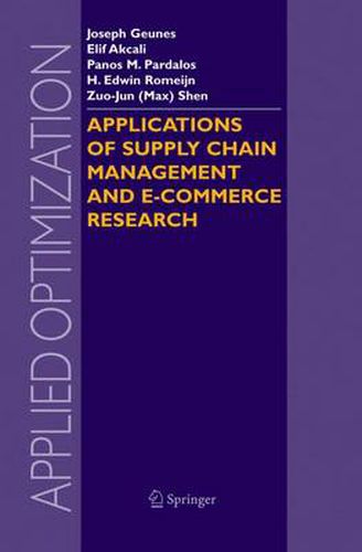 Cover image for Applications of Supply Chain Management and E-Commerce Research