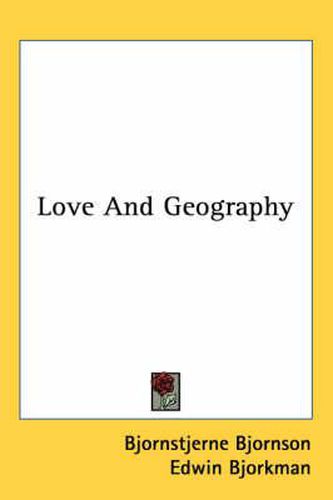 Cover image for Love and Geography