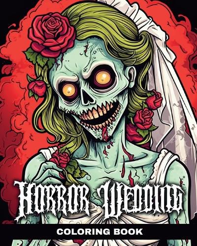 Cover image for Horror Wedding Coloring Book