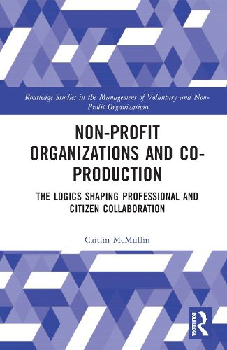 Cover image for Non-profit Organizations and Co-production