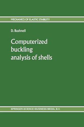 Cover image for Computerized buckling analysis of shells