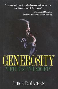 Cover image for Generosity: Virtue in the Civil Society