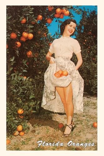 Cover image for Vintage Journal Woman with Oranges, Florida