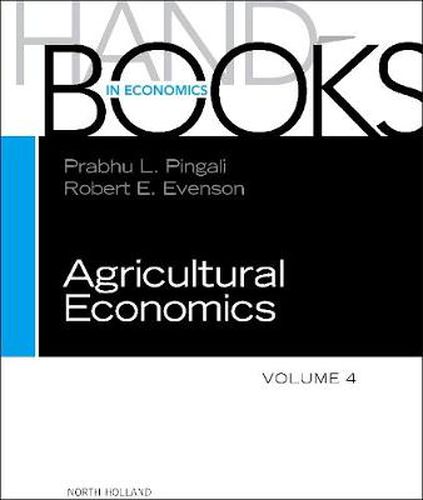 Cover image for Handbook of Agricultural Economics