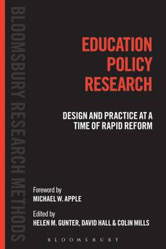 Cover image for Education Policy Research: Design and Practice at a Time of Rapid Reform