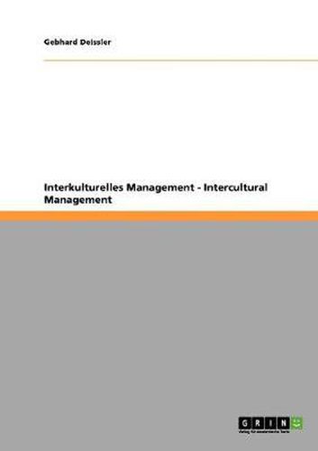 Cover image for Interkulturelles Management - Intercultural Management