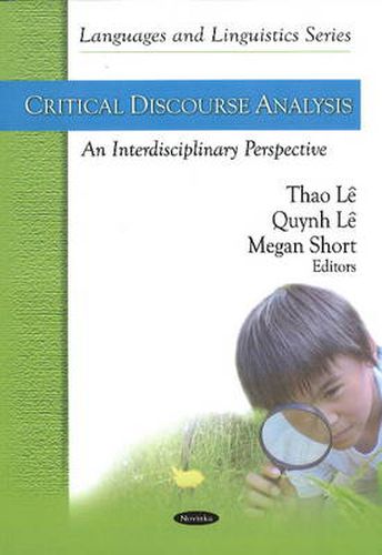 Cover image for Critical Discourse Analysis: An Interdisciplinary Perspective