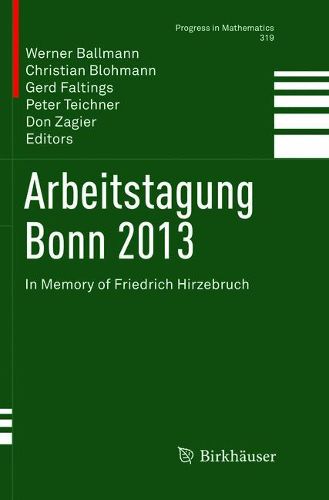 Cover image for Arbeitstagung Bonn 2013