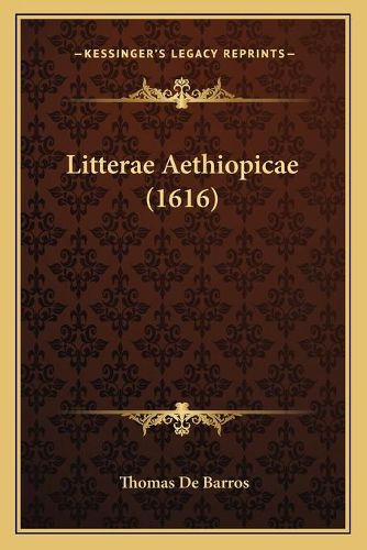 Cover image for Litterae Aethiopicae (1616)