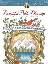 Cover image for Creative Haven Beautiful Bible Blessings Coloring Book