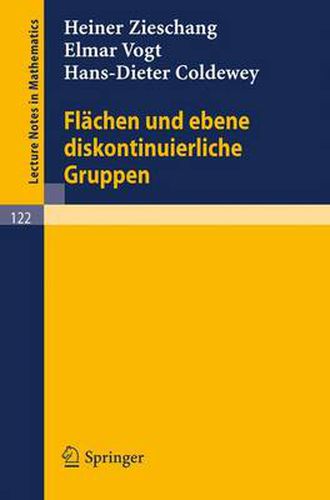 Cover image for Flachen Und Ebene Diskontinuierliche Gruppen