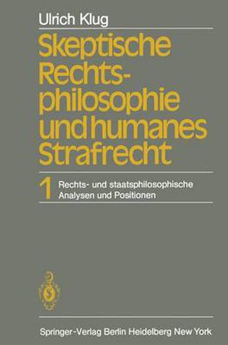 Cover image for Skeptische Rechtsphilosophie und Humanes Strafrecht