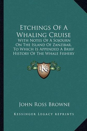Cover image for Etchings Of A Whaling Cruise